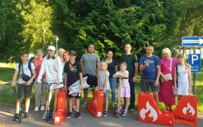 Scooter für ukrainische Kinder und Jugendliche